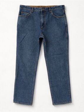 Duluth Trading Co Mens Flex Ballroom Jeans Fleece Lined 40x32 Work Wear Durable